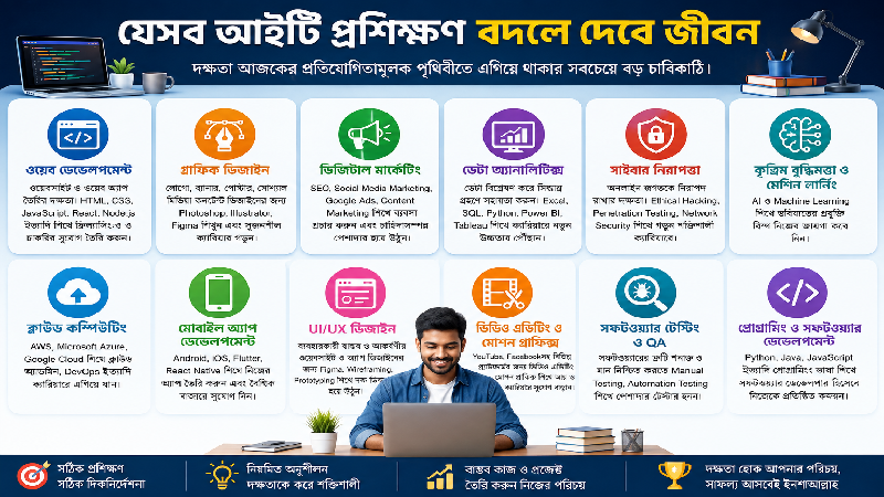 যেসব আইটি প্রশিক্ষণ বদলে দেবে জীবন