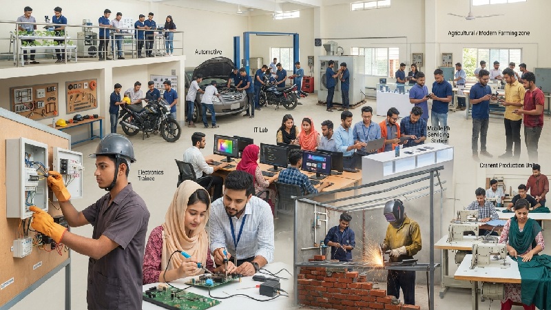 কারিগরি প্রশিক্ষণে কী শেখানো হয়, কর্মসংস্থানের সুযোগ কতটা